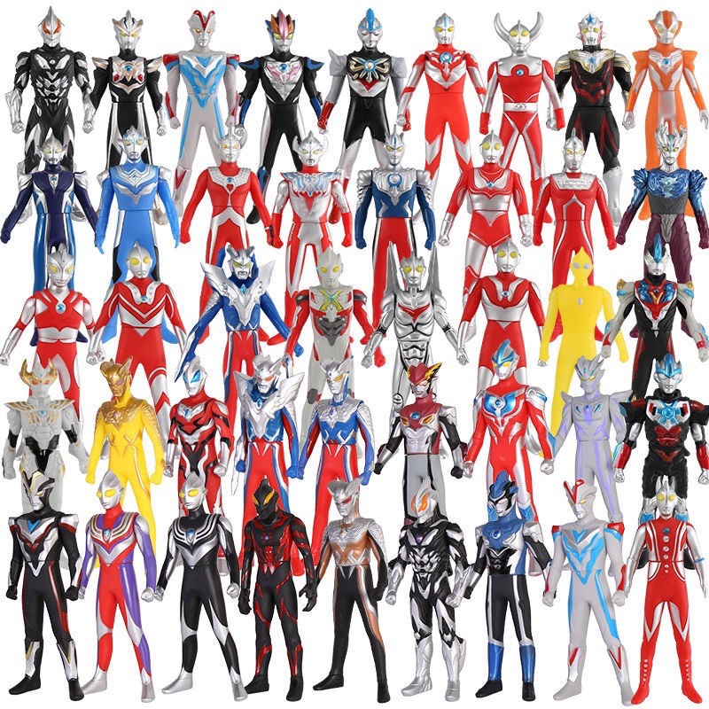 Hàng Mới Về!!! Hàng Mới Về!Mua 5 Tặng 1!!!Đồ Chơi Siêu Nhân Ultraman 13CM Bằng Cao Su Mềm Cho Bé Trai