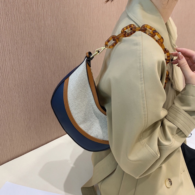 Túi đeo chéo IELGY hình há cảo phối dây xích thời trang cho nữ