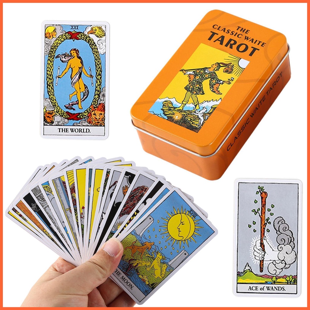 Bộ Bài Tarot Phiên Bản Tiếng Anh Kèm Sách Hướng Dẫn