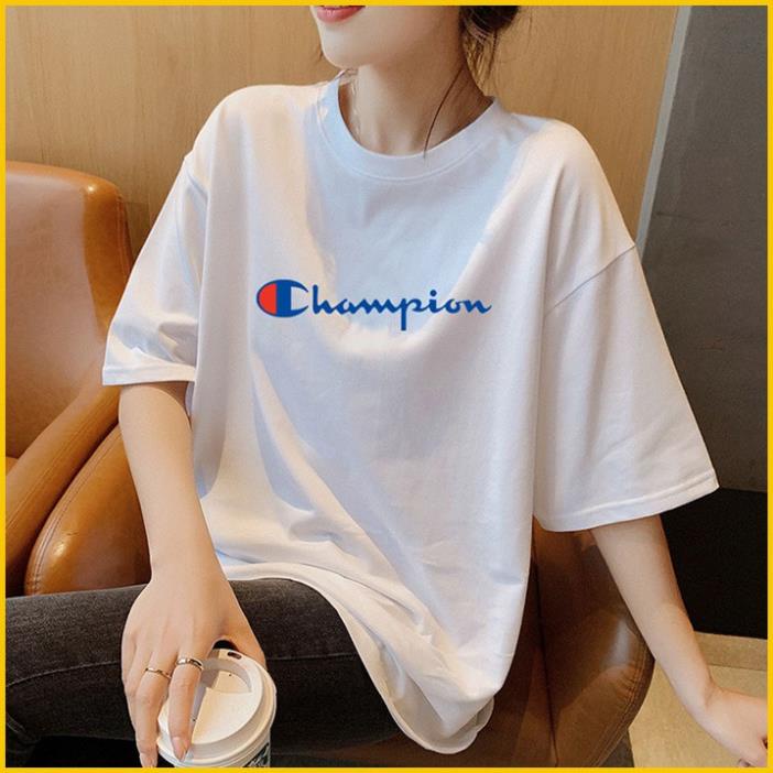 Áo thun tay lỡ in chữ các mẫu 01 BIGOMALL - Áo phông nam nữ unisex Freesize Form Rộng 65kg