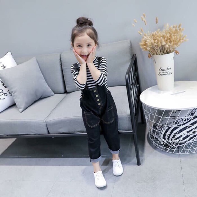 Combo set yếm jean