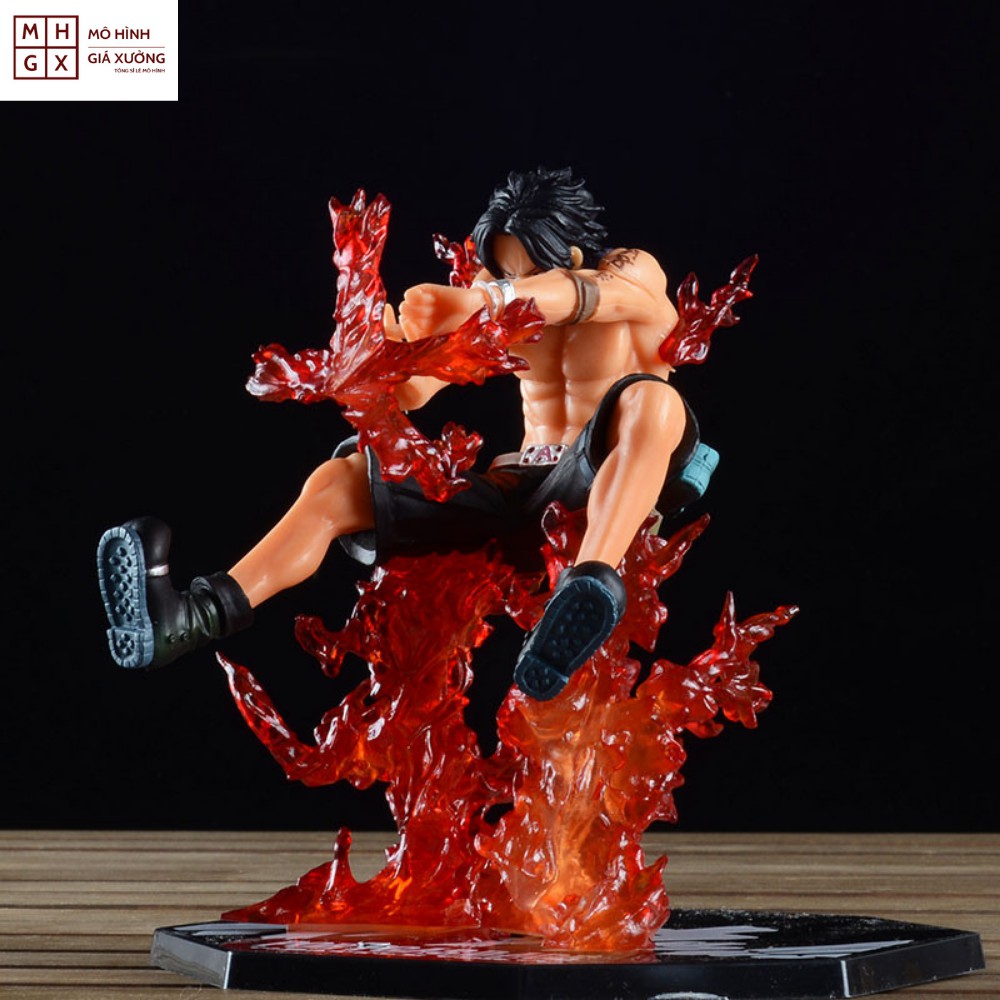 Mô hình One Piece ACE V2 hàng siêu đẹp cao 15cm trạng thái chiến đấu , figure mô hình one piece , mô hình giá xưởng