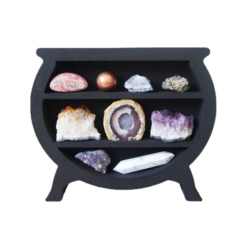 Kệ Đựng Mỹ Phẩm Bằng Pha Lê Phong Cách Halloween Độc Đáo