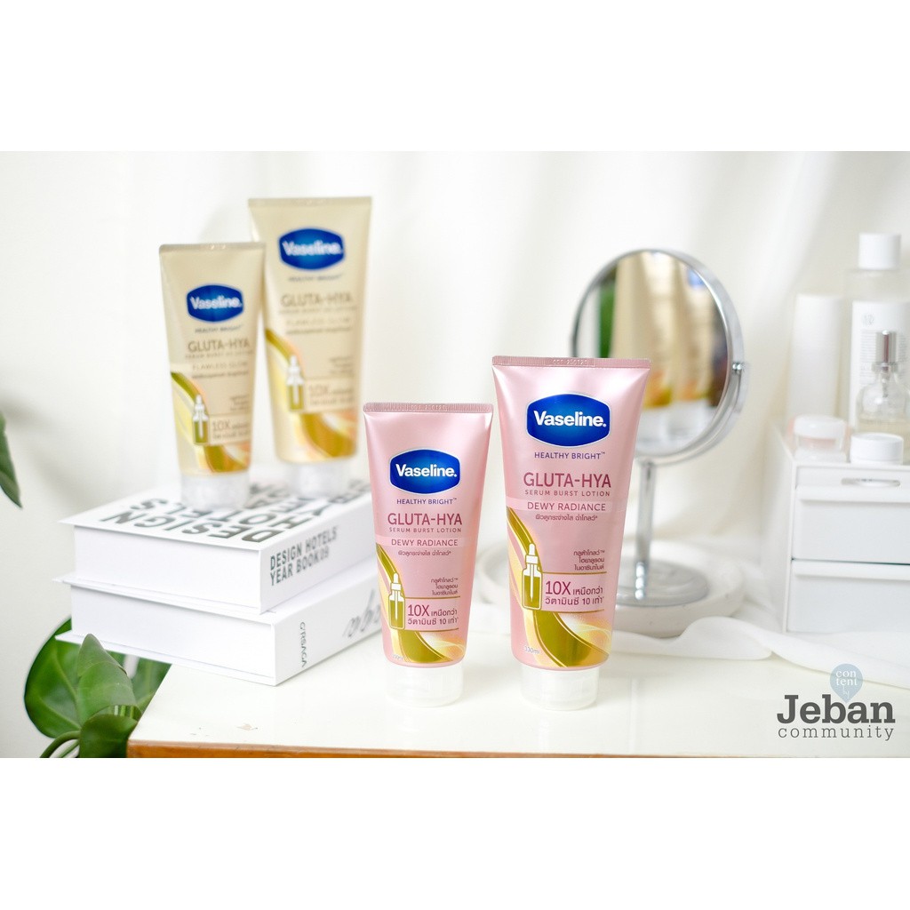 Sữa dưỡng thể Vaseline Healthy Bright Gluta HYA Serum 10X | BigBuy360 - bigbuy360.vn