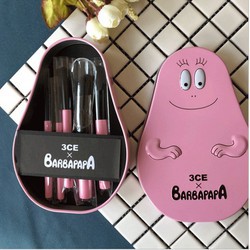 Bộ cọ trang điểm 5 món hộp thiết Barbapapa