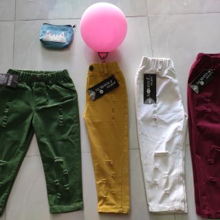Combo 5 quần dài kaki cho bé