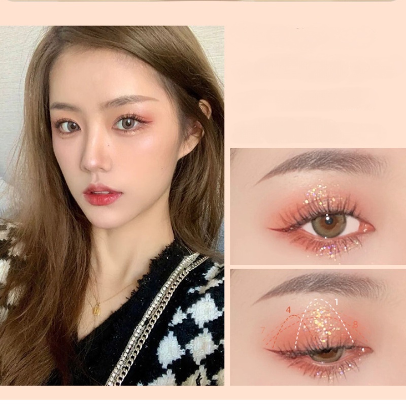 Bảng Phấn Mắt Hllr Ánh Ngọc Trai Nhung Mịn Trang Điểm Tạo Khối