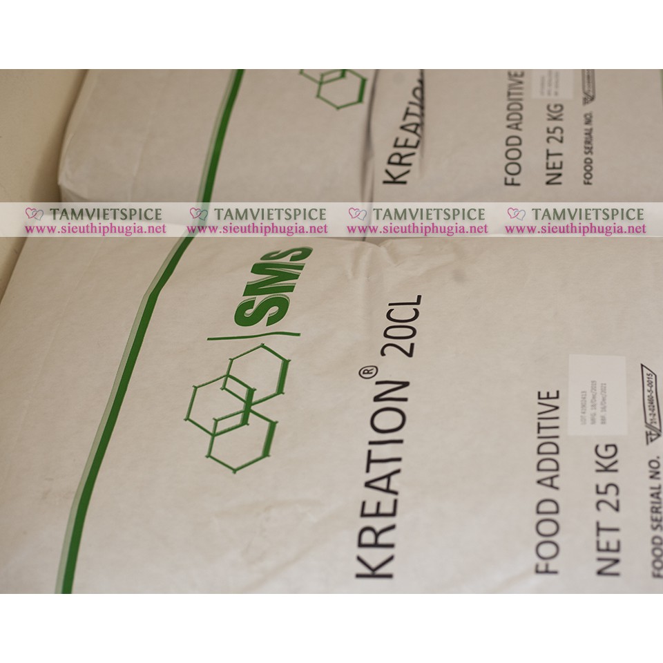 Bột biến tính Kreation 20CL  - Chất giữ nước và làm dầy cao cấp