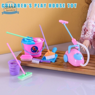 Set đồ chơi 9 món chổi quét nhà mini cho bé