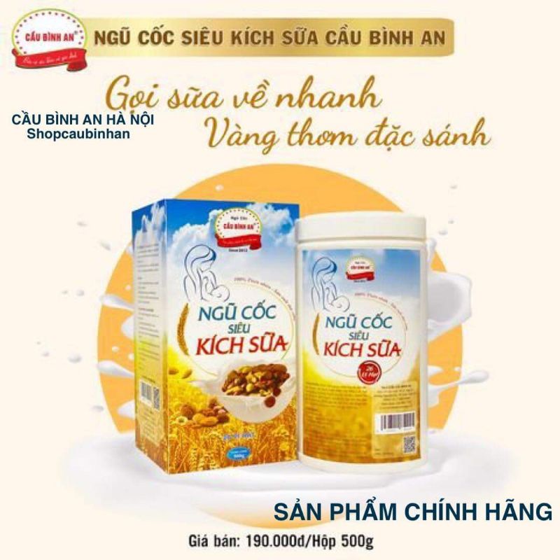NGŨ CỐC SIÊU KÍCH SỮA CẦU BÌNH AN