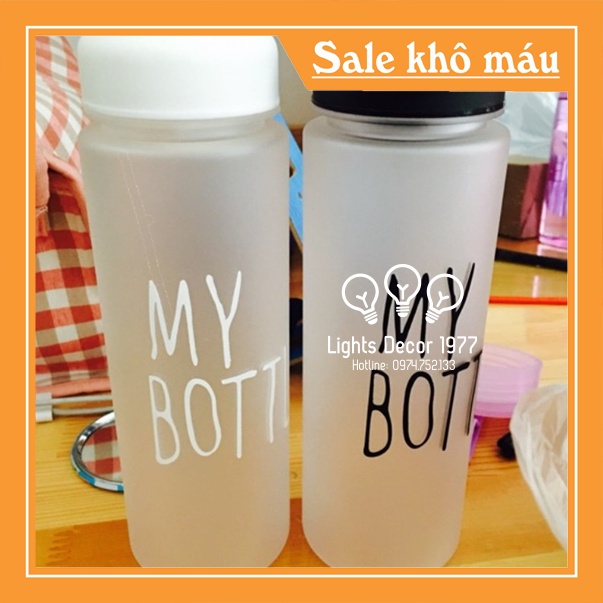 Bình đựng nước Nhựa My bottle Lights Decor 1977