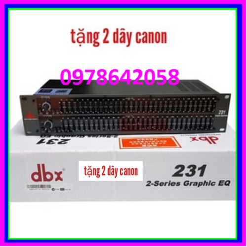 lọc xì equalizer dbx 231 loại 1