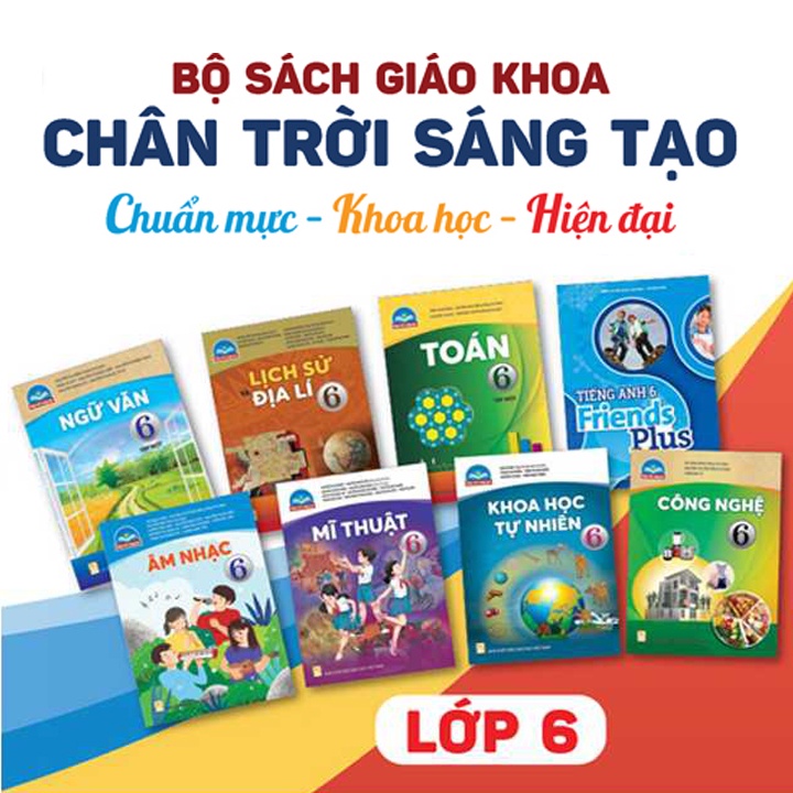 Sách - Combo Toán lớp 6 tập 2 SGK+SBT (Chân trời sáng tạo)