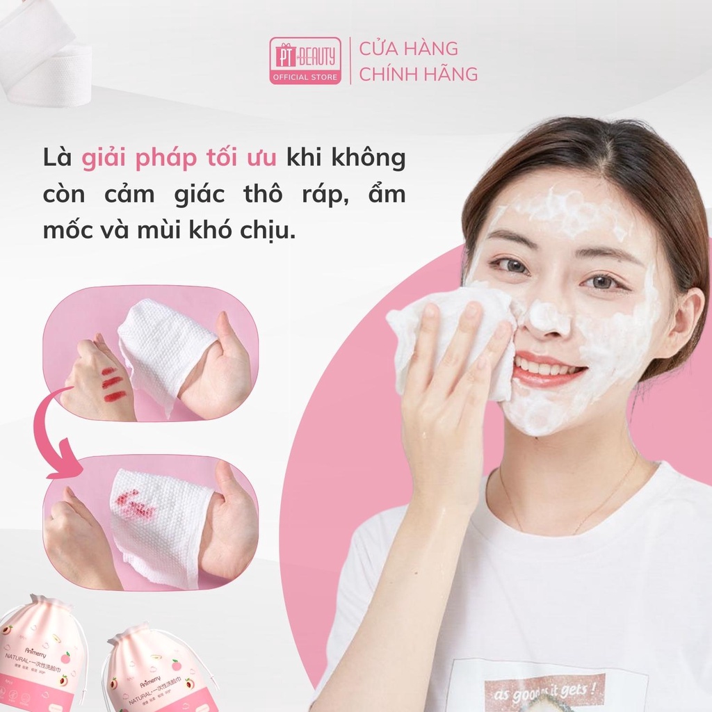 Khăn Mặt Khô Animerry 100% cotton dùng 1 lần