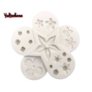 KHUÔN HOA BẰNG SILICONE DẺO, DÙNG LÀM ĐỒ TRANG SỨC ĐẤT SÉT , TRANG TRÍ BÁNH KEM,..