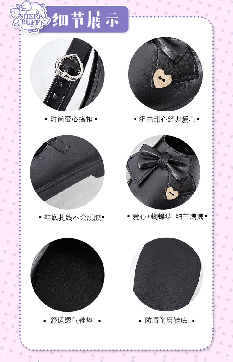 Giày Búp Bê Đính Nơ Xinh Xắn Dành Cho Nữ