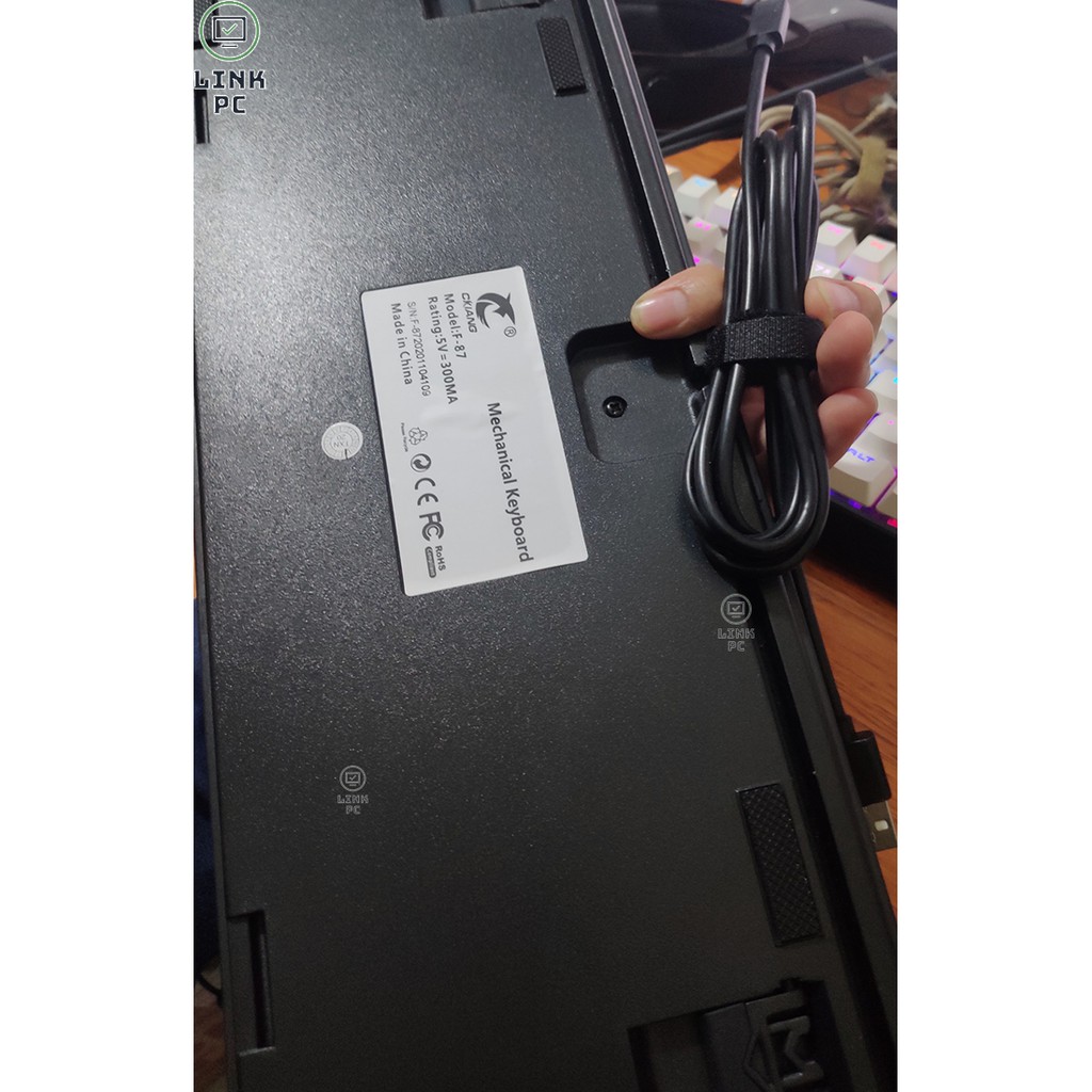 Phím cơ CXTech F87 Black New Box Red Switch
