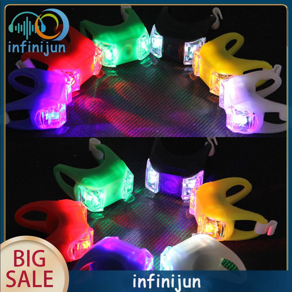 Đèn Led 6 Màu 3 Chế Độ Sáng Gắn Xe Đạp Giúp Tăng Độ An Toàn Khi Lái Xe Ban Đêm