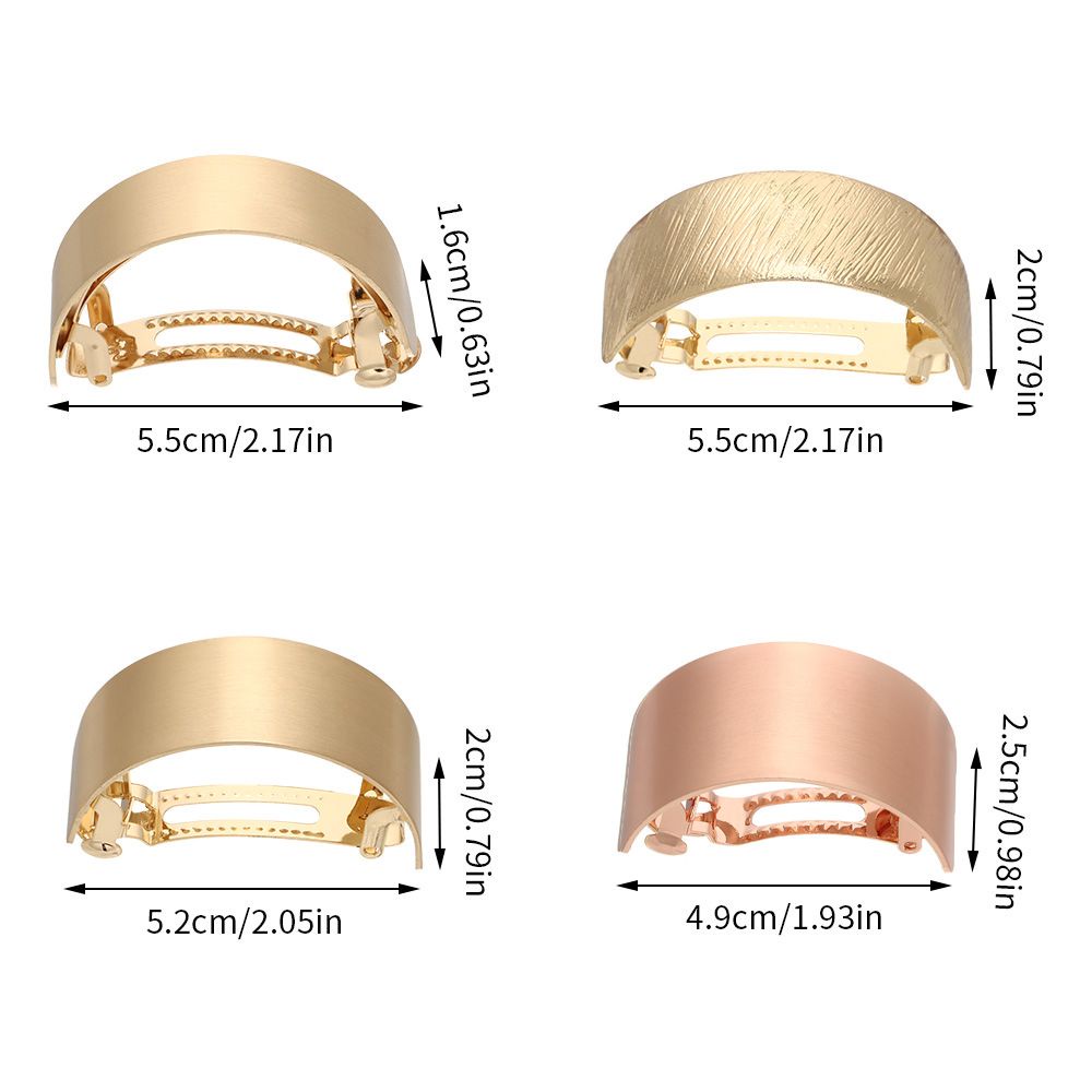 Kẹp tóc kim loại kiểu móng vuốt thời trang cho nữ