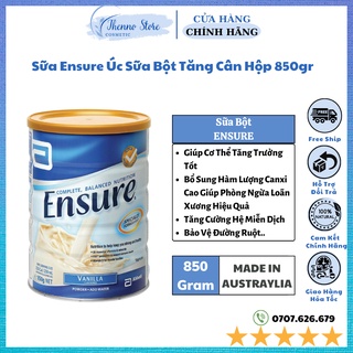 Sữa Ensure Úc Sữa Bột Tăng Cân Hộp 850gr