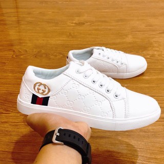 HOT Giầy nam😍FreeShip đơn 150k HN😍 Giầy Sneaker, giầy thể thao nam hình Gucii trắng chất đẹp giá rẻ 