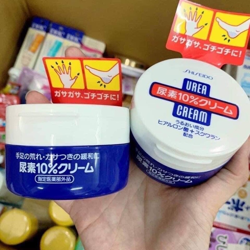 Kem Nẻ Chân Tay Shiseido Urea Cream Nhật Bản Giảm Nứt Nẻ Gót Chân Tay Làm Dịu Da Tổn Thương Chính Hãng 100g