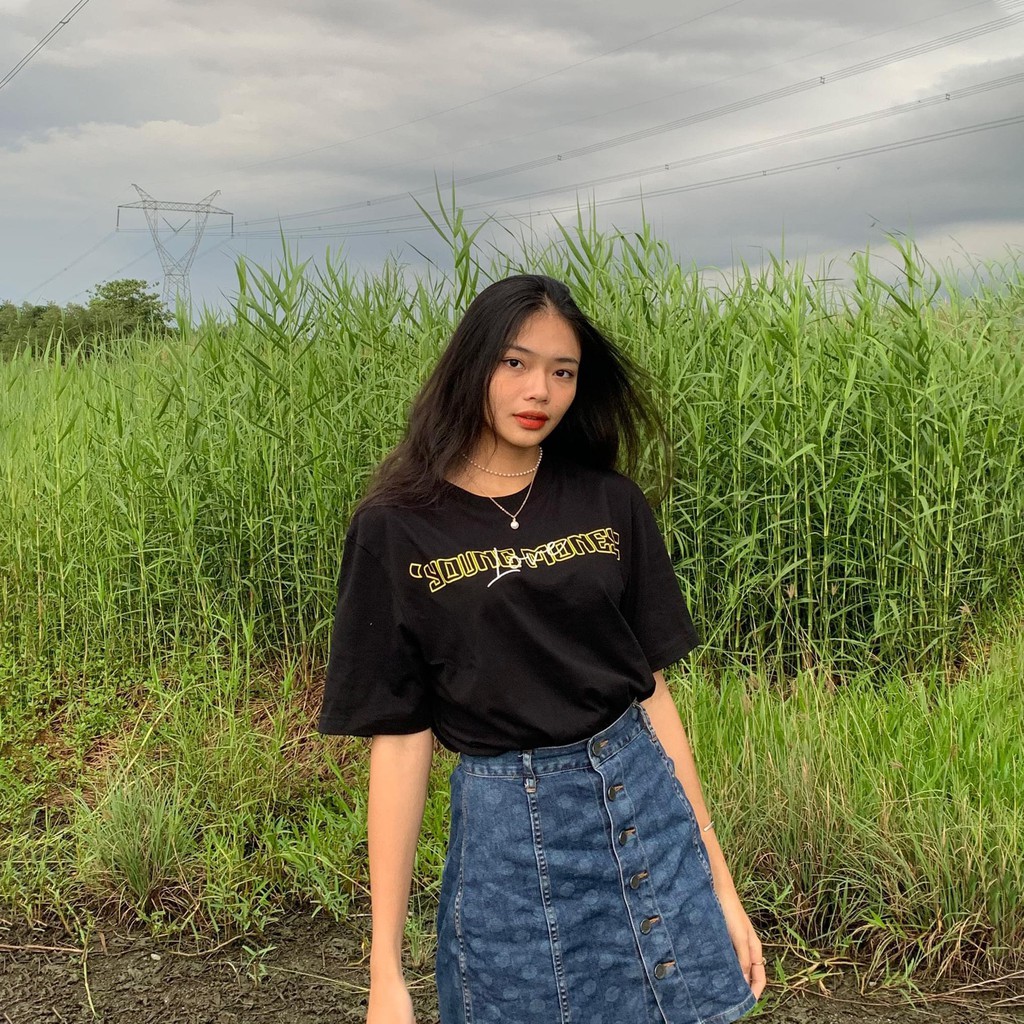 Áo thun nam nữ unisex YOUNG MONEY , áo phông tay lỡ form rộng chất cotton dày mát co  dãn | BigBuy360 - bigbuy360.vn