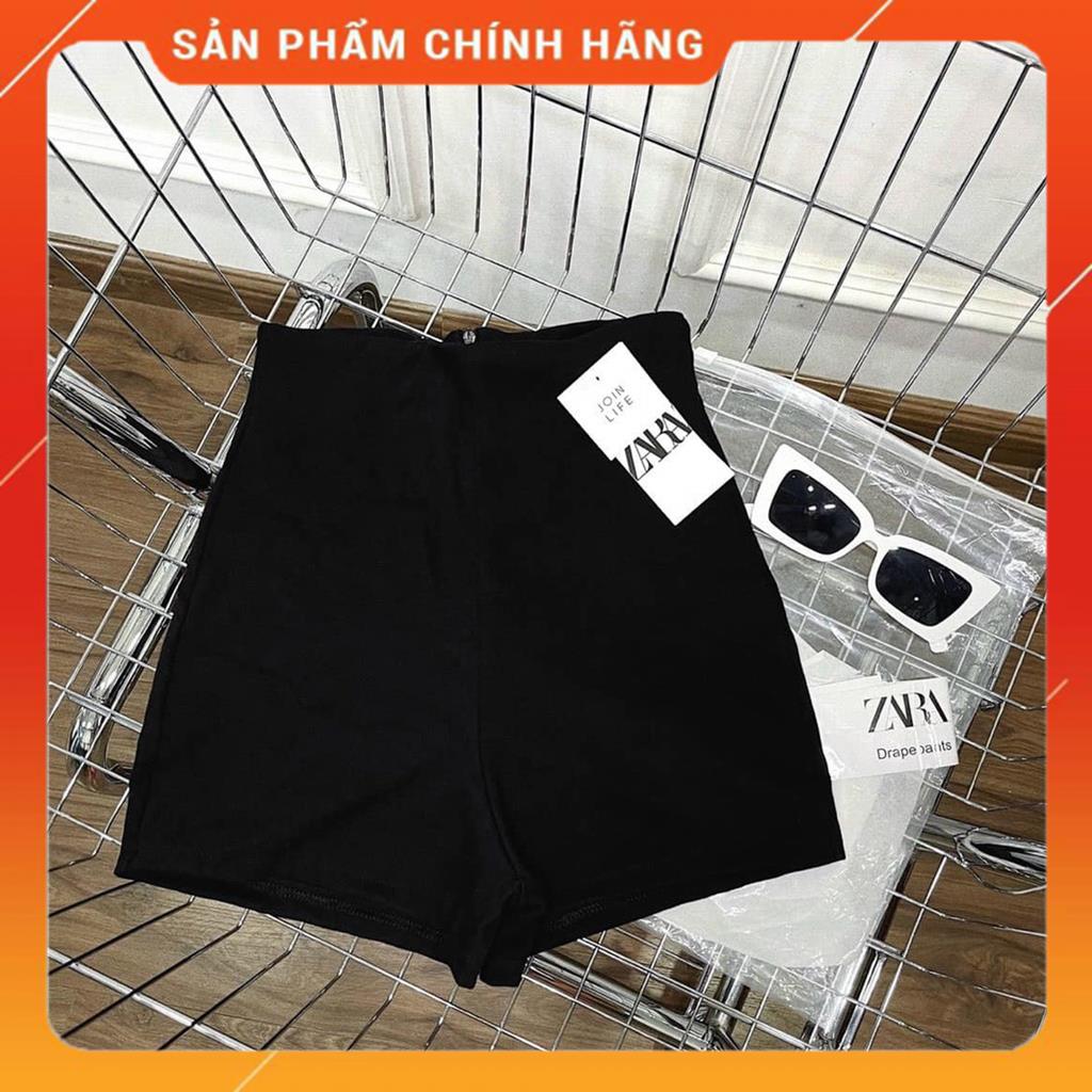 Quần short nữ lưng cao kéo khóa sau ngắn màu đen mặc đi chơi hay ở nhà đều xinh M668 MSP71727