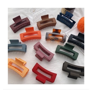  Kẹp Tóc Nhựa Hình Chữ Nhật Acrylic Hàn Quốc 