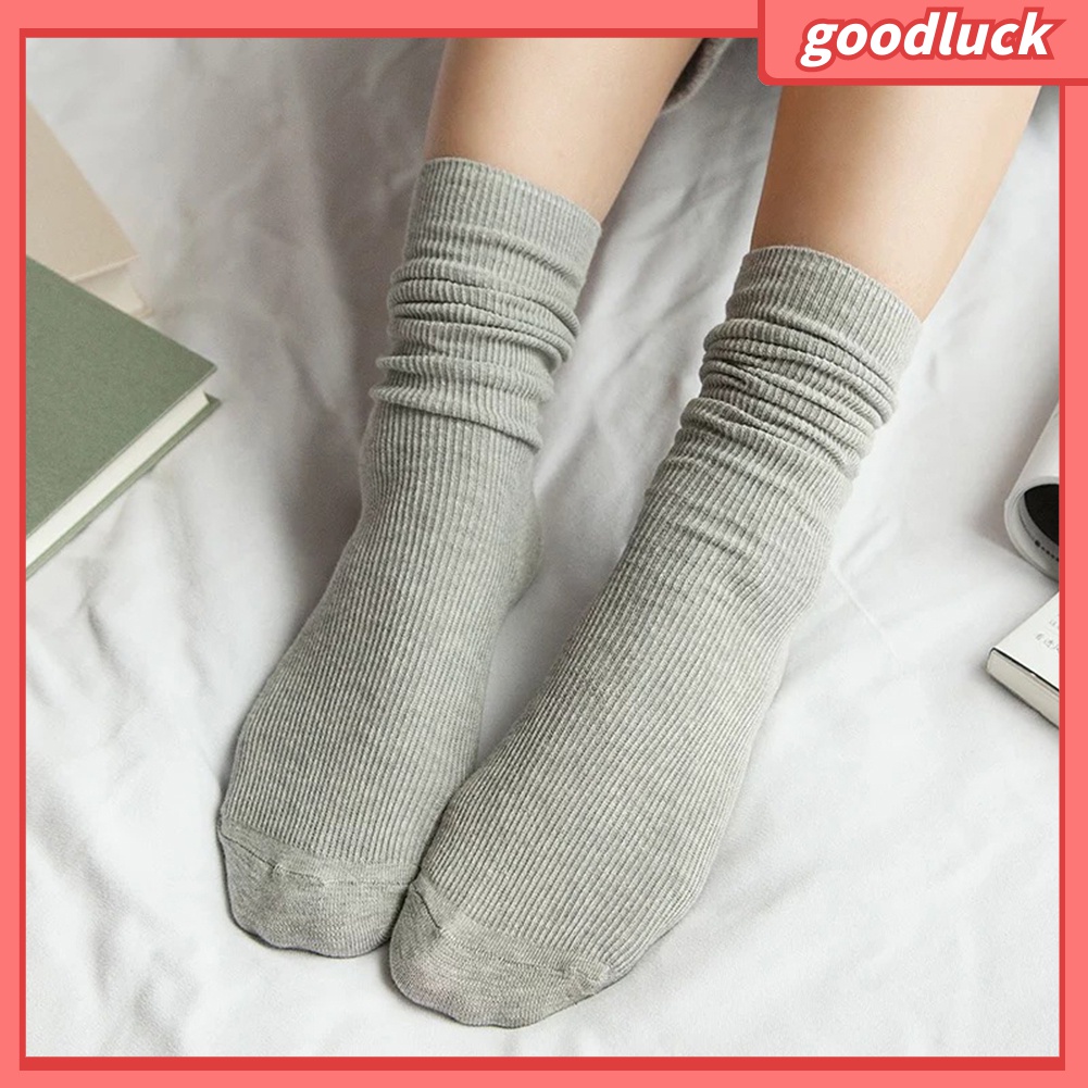 [GOLUK] Vớ Cotton Pha Mềm Mại Thời Trang Thường Ngày Cho Nữ