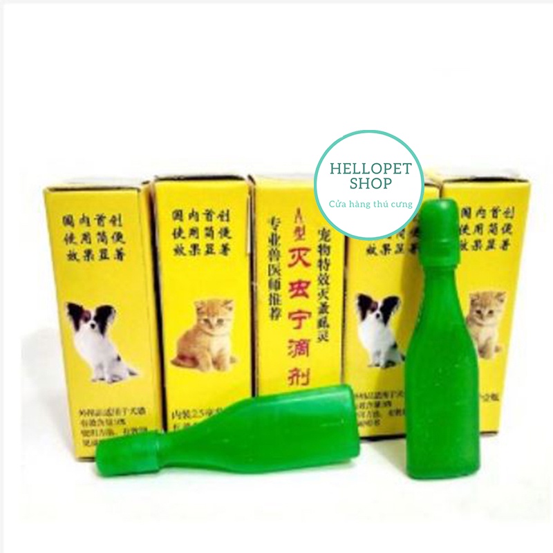 Thuốc trị ve chó mèo tận gốc HELLOPET cao cấp H71