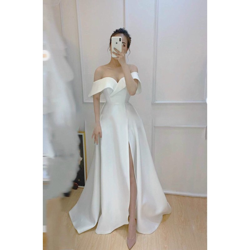 ĐẦM MAXI TRỄ VAI ( ảnh thật và vide do chủ shop tự quay 1000%)