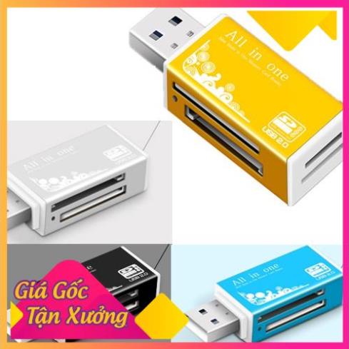 Đầu Đọc Thẻ All In One 4 Trong 1 Tiện Lợi Hình Chữ Nhật ⚡FREESHIP⚡  TP'S | WebRaoVat - webraovat.net.vn