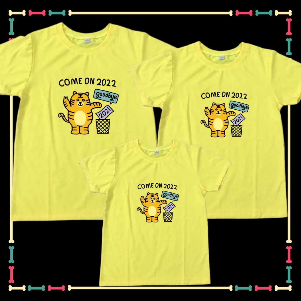 Áo Gia đình Tết 2022 năm con Cọp dễ thương