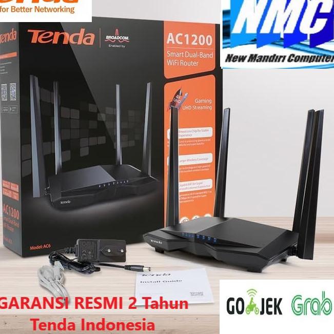 TENDA `➻ Lều cắm trại thông minh Ac6 AC1200 MU-MIMO kết nối WIFI ★★★ 8Ai