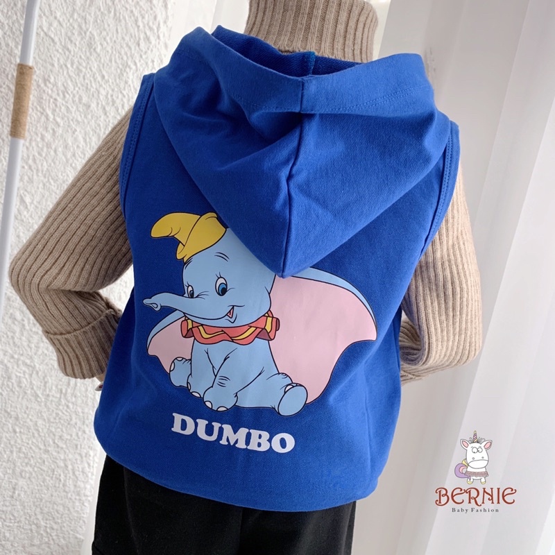 Áo ghile có mũ chất cotton da cá mặc thu cho bé trai bé gái sz 80-120