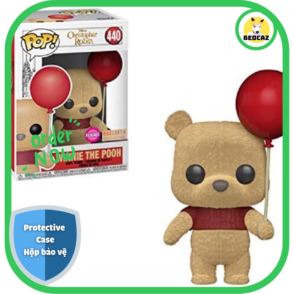 [Hỏa Tốc] [Tặng Hộp Bảo Vệ] [Chính hãng] Mô hình Funko Pop Gấu Winnie the Pooh và bóng bay Disney No.440