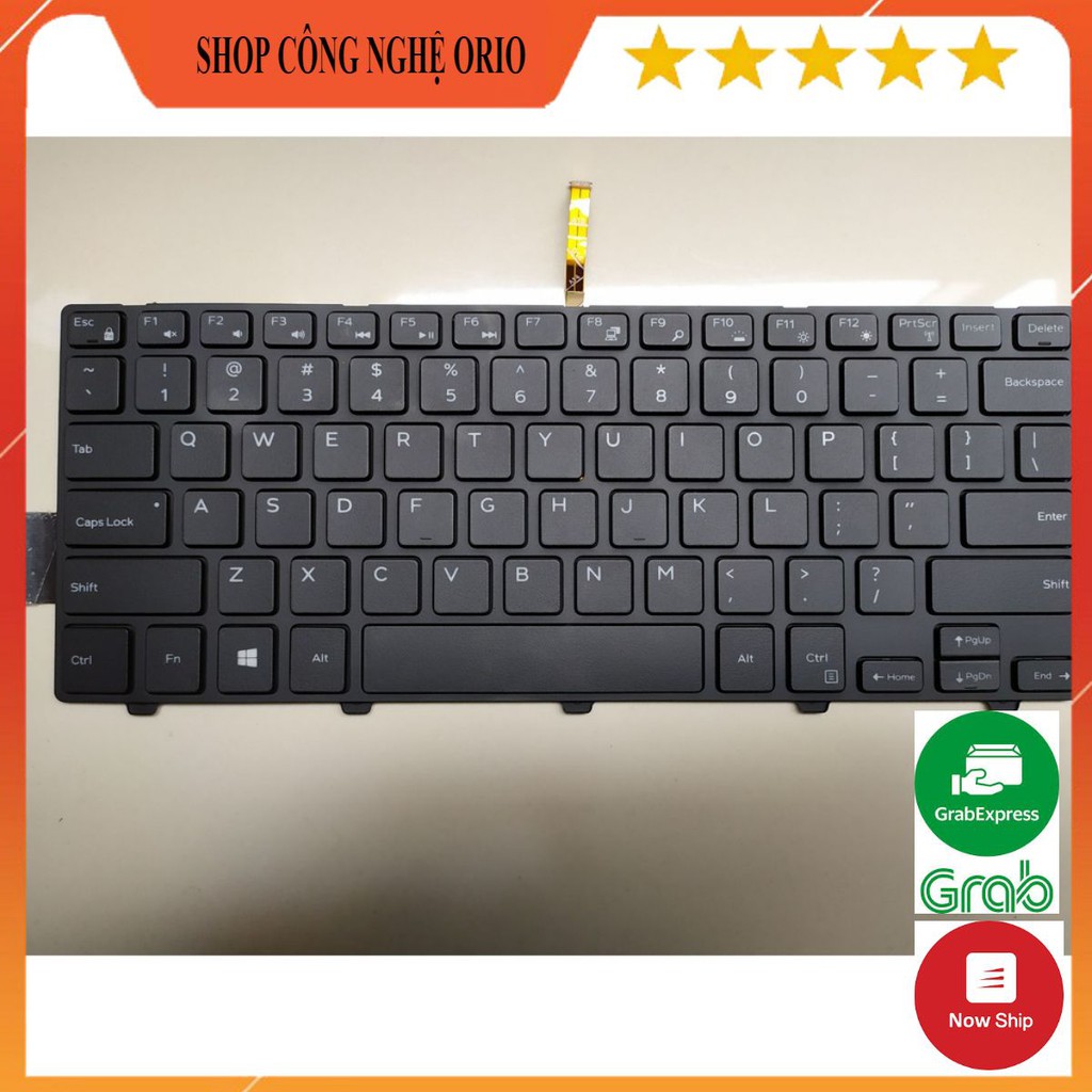 Bàn Phím Laptop DELL 14-3000 3443 3451 3458 3468 3445 3442 - Có đèn LED ( Backlit ) - Hàng Original