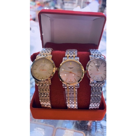 Siêu phẩm đồng hồ nữ Longines cao cấp dây kim loại size 26mm( Ảnh+video thật)