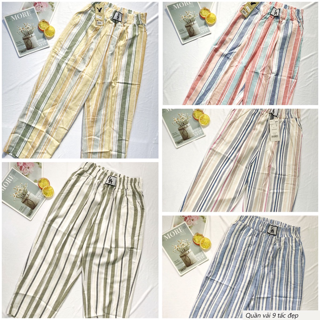 Quần lửng nữ - Quần 9 tấc ống túm chất vải mềm đẹp  freesize từ 40-50kg - 9TACTUM