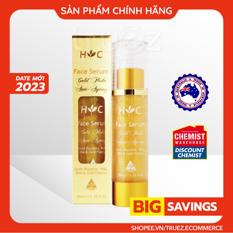 Serum Dưỡng Da Chống Lão Hoá [Úc] Serum Healthy Care Nhau Thai Cừu & Tinh Thể Vàng [Chính hãng]