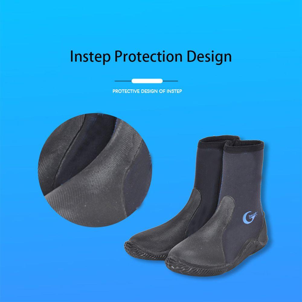 Giày Bốt Đi Biển / Lặn Giữ Ấm Chống Trượt Chất Liệu Cao Su Tổng Hợp