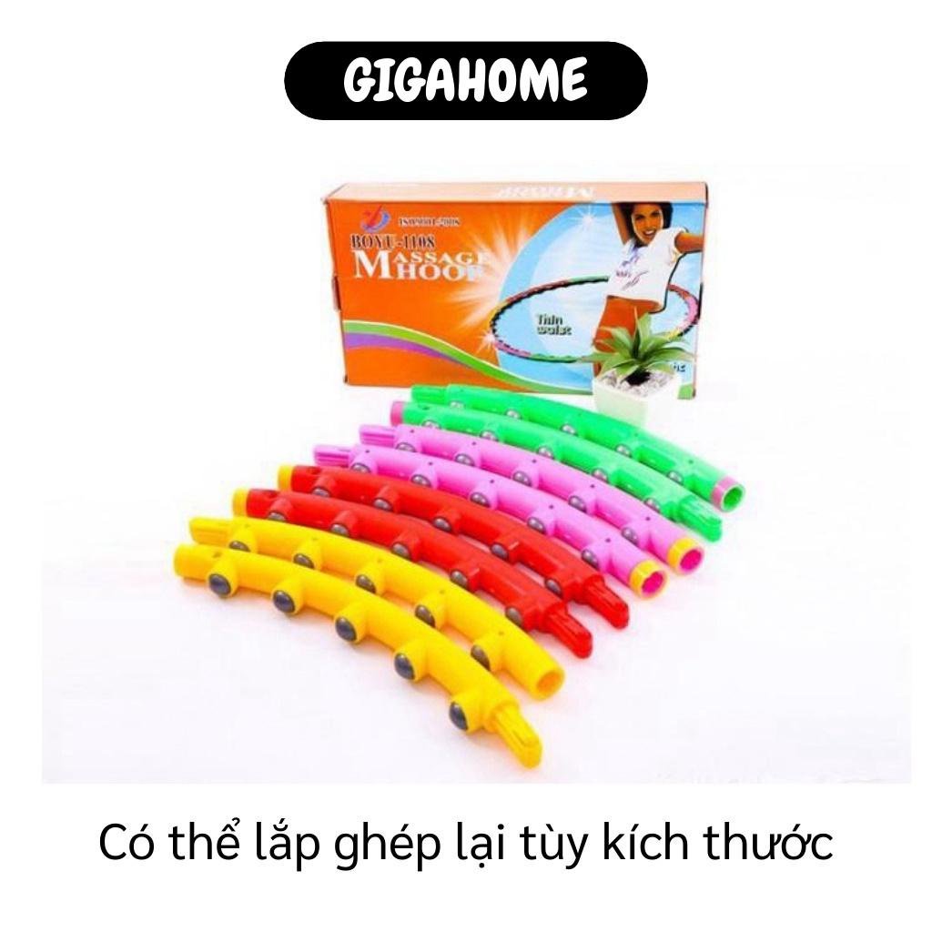 Tập thể dục tại nhà GIGAHOME Vòng lắc giảm eo Massage Hoop gấp gọn tiện lợi  GIGAHOME Vòng xoay eo 2546