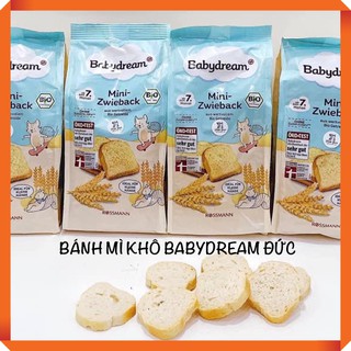 Bánh mì khô hữu cơ babydream đức 100g 7m+