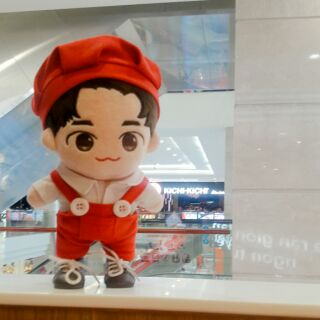 Set yếm đỏ cho doll 20cm