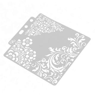 8.23【COD】S53 Shadow Drawing Mask Hollow Pattern Spraying Boards Masking Spray Template