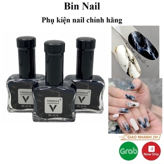 Cồn loang đen Vinimay, cồn loang chính hãng trang trí móng nail