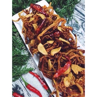 heo khô cháy tỏi 500gr