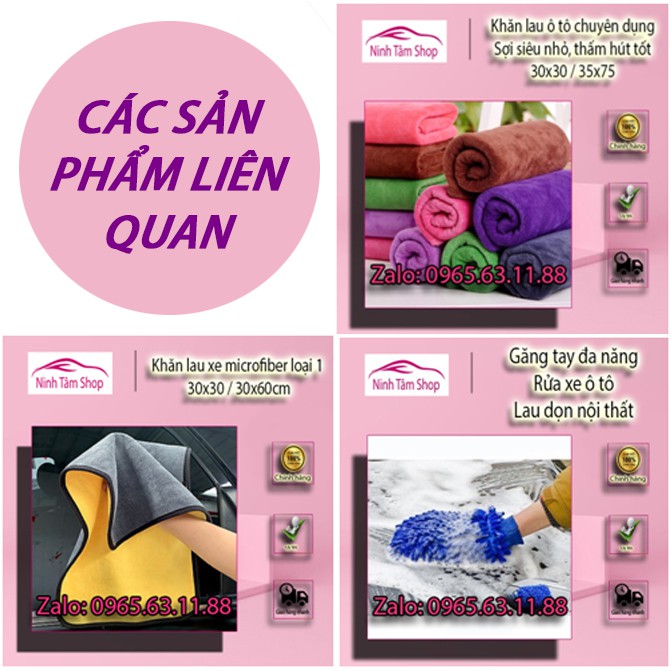 Găng Tay Rửa Xe Ô Tô Chuyên Dụng Lông Cừu  – 1 Chiếc