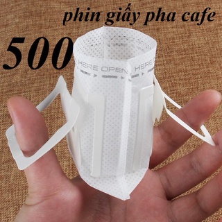 Phin cà phê giấy dùng 1 lần - dụng cụ pha chế cà phê - kho pha chế bách phúc
